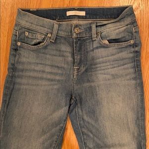 7 for all mankind flared frayed Jean